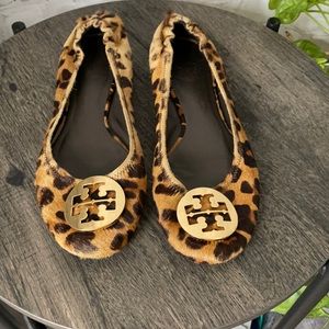 Tory Burch leopard flats